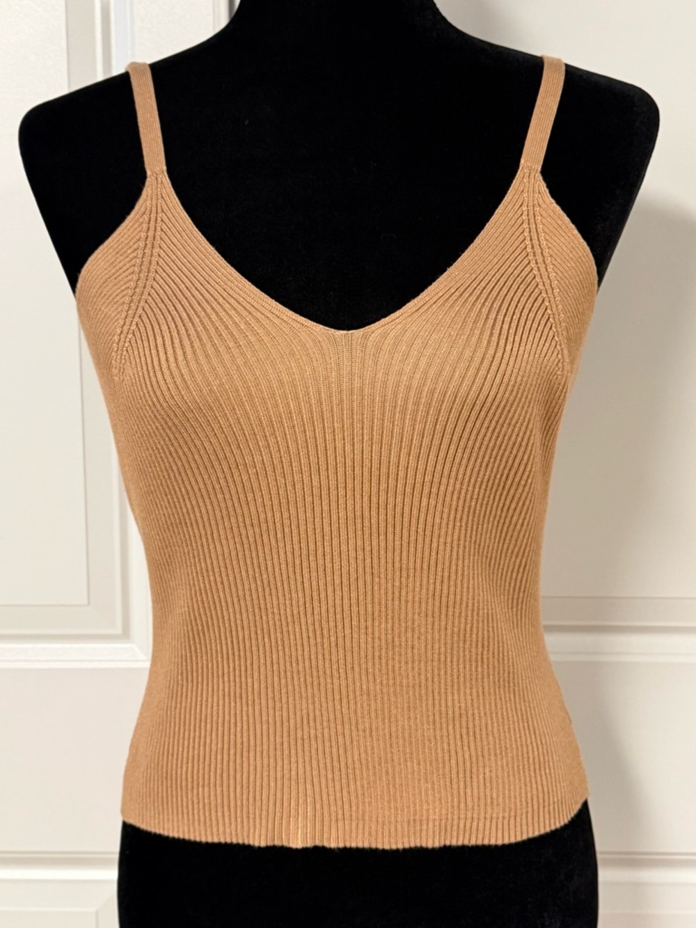 Almost Famous Cropped Sweater Tank Top
